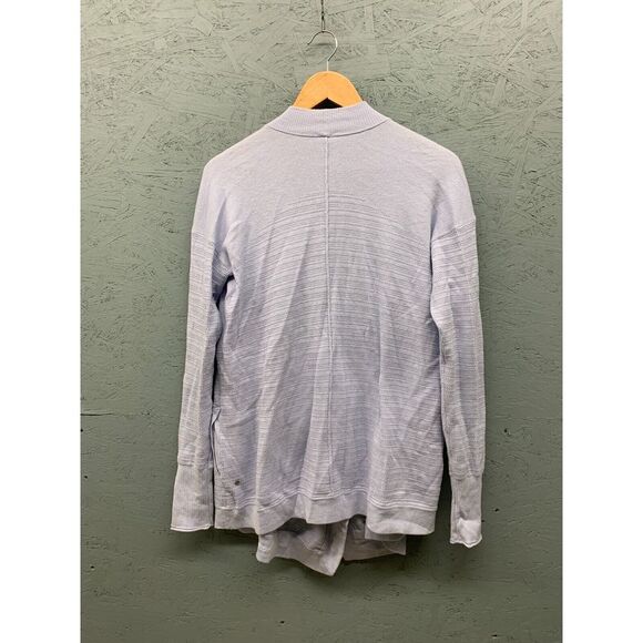 Lululemon Find Your Calm Wrap Size 6 Light Purple Silk Blend Cardigan - Picture 13 of 14